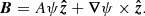 $$ \begin{aligned} {\boldsymbol{B}} = A \psi {\boldsymbol{\hat{z}}} + {\boldsymbol{\nabla } \psi }\times {\boldsymbol{{\hat{z}}}}. \end{aligned} $$