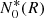 $ N_0^*(R) $