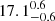 $ 17.1_{-0.6}^{0.6} $