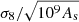 $ \sigma_8 / \sqrt{10^9 A_{\mathrm{s}}} $