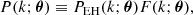 $$ \begin{aligned} P(k; \boldsymbol{\theta }) \equiv P_{\rm EH}(k; \boldsymbol{\theta }) F(k; \boldsymbol{\theta }), \end{aligned} $$