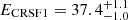 $ E_{\mathrm{CRSF1}}=37.4^{+1.1}_{-1.0} $