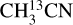 ${\rm{CH}}_3^{13}{\rm{CN}}$