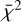 ${\bar \chi ^2}$