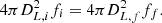 $$ \begin{aligned} 4\pi D_{L,i}^2 f_i = 4\pi D_{L,f}^2 f_f. \end{aligned} $$