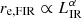 $ r_{\rm e,FIR} \propto L_{\rm IR}^\alpha $