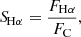 $$ \begin{aligned} {S\!}_{\rm H\alpha } = \frac{F_{\rm H\alpha }}{F_{\rm C}}, \end{aligned} $$