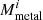 $ M_\mathrm{metal}^i $