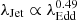 $ \lambda_{\mathrm{Jet}} \propto \lambda_{\mathrm{Edd}}^{0.49} $