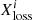 $ X^i_{\rm loss} $
