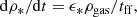$$ \begin{aligned} \mathrm{d}\rho _*/\mathrm{d}t =\epsilon _* \rho _{\mathrm{gas} }/t_{\mathrm{ff} }, \end{aligned} $$