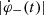 $ \vert\dot{\varphi}_{-}(t)\vert $