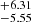 $ ^{+6.31}_{-5.55} $