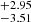 $ ^{+2.95}_{-3.51} $