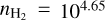 ${n_{{{\rm{H}}_2}}} = {10^{4.65}}$