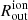 $ R_{\mathrm{out}}^{\mathrm{ion}} $