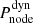 $ P_{\mathrm{node}}^{\mathrm{dyn}} $
