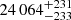 $ 24\,064_{-233}^{+231} $