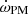 $ \dot{\omega}_{\mathrm{PM}} $