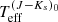 $ T_{\rm eff}^{(J-K_s)_0} $