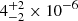 $ 4^{+2}_{-2}\times10^{-6} $