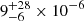 $ 9^{+28}_{-6}\times10^{-6} $