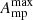 $ A_{\mathrm{mp}}^{\mathrm{max}} $