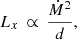 $$ \begin{aligned} L_{x}\,\propto \,\frac{\dot{M}^{2}}{{d}}, \end{aligned} $$