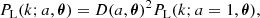 $$ \begin{aligned}&P_{\rm L}(k; a, \boldsymbol{\theta }) = D(a, \boldsymbol{\theta })^2 P_{\rm L}(k; a=1, \boldsymbol{\theta }), \end{aligned} $$