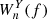 $ W_{n}^{Y}(f) $