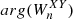 $ arg({W_n^{XY}}) $
