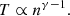 $$ \begin{aligned} T\propto n^{\gamma -1} \text{.} \end{aligned} $$