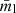 $ \bar{m}_{\mathrm{l}} $