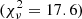$ (\chi^2_{\nu} = 17.6) $