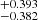 $ ^{+0.393}_{-0.382} $