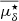 $ \overline{\mu^{\star}_{\delta}} $