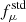 $ f_\mu^{\rm std} $