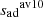 $ {s_{\mathrm{ad}}}^{\mathrm{av10}} $