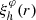 $ \xi_h^\varphi(r) $