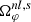 $ \Omega_\varphi^{nl,s} $