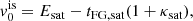 $$ \begin{aligned}&v_0^\mathrm{is} = E_{\rm sat} - t_{\rm FG, sat} (1+\kappa _{\rm sat}) ,\end{aligned} $$