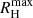 $ R_{\rm H}^\mathrm{max} $
