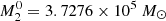 $ M_2^0=3.7276\times 10^5\ M_\odot $