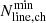 $ {N^{\mathrm{min}}_{\mathrm{line,ch}}} $