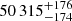 $ 50\,315^{+176}_{-174} $