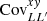 $ \mathrm{Cov}_{LL^{\prime}}^{x{\it y}} $