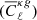 $ (\overline{C}_{\ell}^{\kappa g}) $