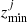 $ z_{\min}^{j} $
