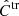 $ \hat{C}^{\text{tr}} $