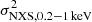 $ \sigma^2_{\rm NXS, 0.2{-}1\,keV} $